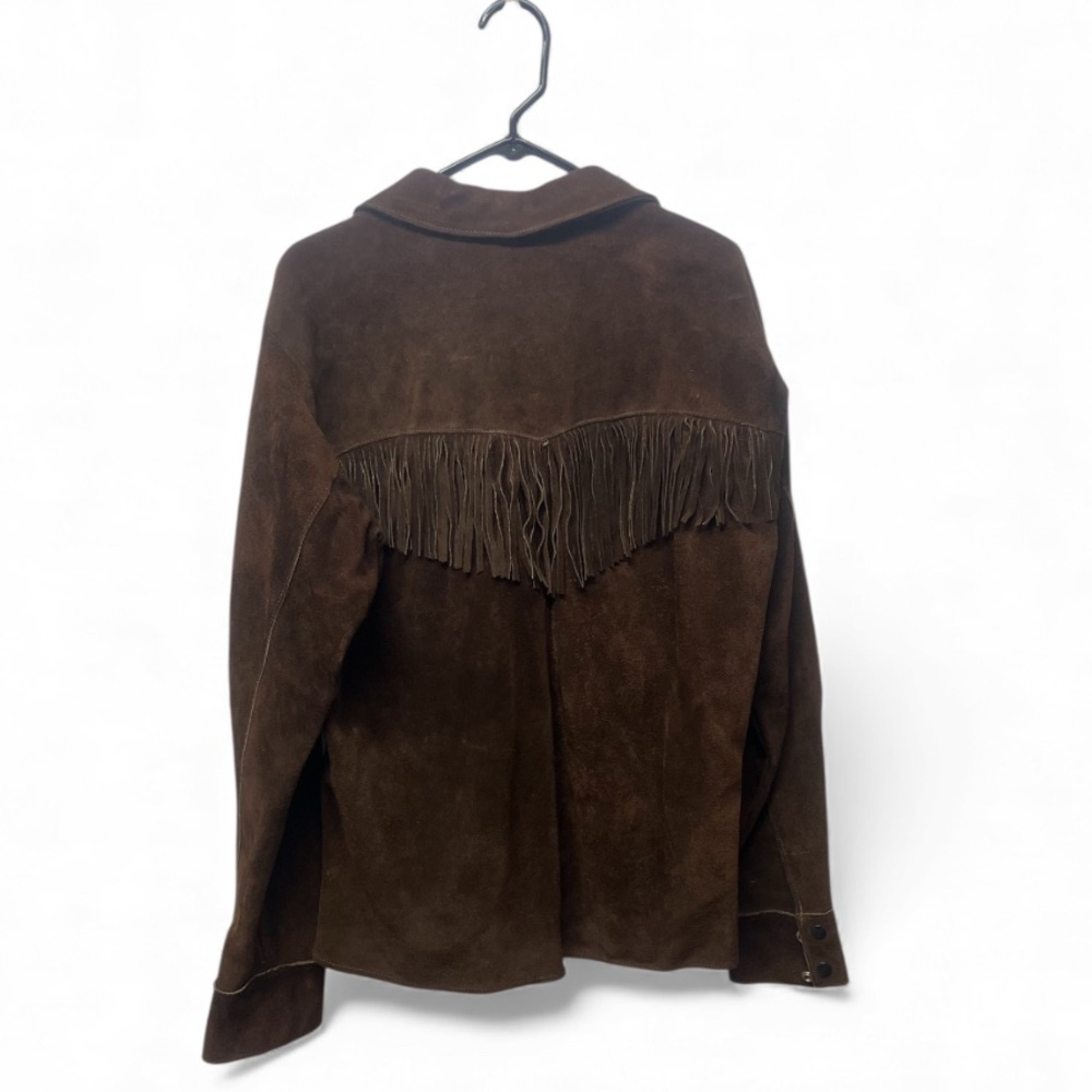 Vintage‎ suede fringe shirt - Picture 2 of 3